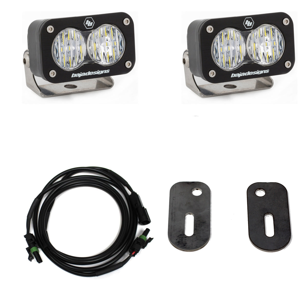 Baja Designs S2 Sport Dual Reverse Kit - '19-23 Ranger (Wide Cornering; Clear)