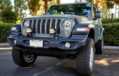 Baja Designs LP6 Pro Bumper Kit - '20-26 Gladiator / '18-26 Wrangler JL; w/ OE Plastic Bumper (Driving/Combo; Clear; Toggle Wiring) by Baja Designs