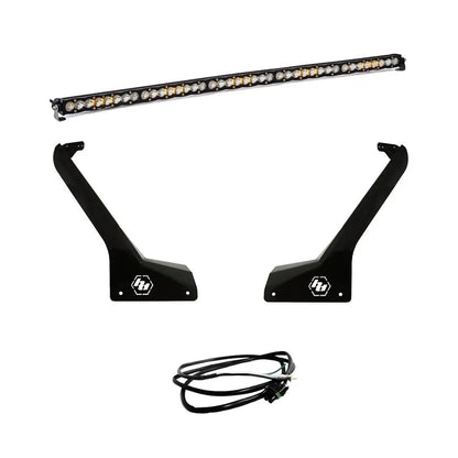 Baja Designs S8 50 Inch Roof Mount Kit - '20-26 Gladiator / '18-26 Wrangler JL; Exc. Rubicon 392 (Driving/Combo; Clear; Upfitter Wiring) by Baja Designs
