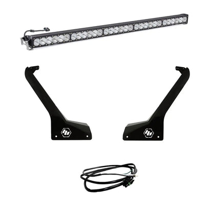 Baja Designs OnX6+ 50 Inch Roof Mount Kit - '20-26 Gladiator / '18-26 Wrangler J; Exc. Rubicon 392L (Driving/Combo; Clear; Upfitter Wiring) by Baja Designs