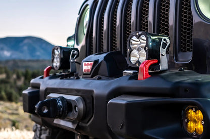 Baja Designs XL80 Bumper Kit - '20-26 Gladiator / '18-26 Wrangler JL; w/ OE Steel Bumper (Driving/Combo; Clear; Toggle Wiring) by Baja Designs