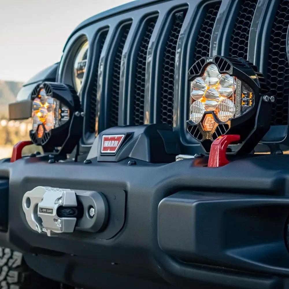 Baja Designs LP6 Pro Bumper Kit - '20-26 Gladiator / '18-26 Wrangler JL; w/ OE Steel Bumper (Driving/Combo; Clear; Toggle Wiring) by Baja Designs