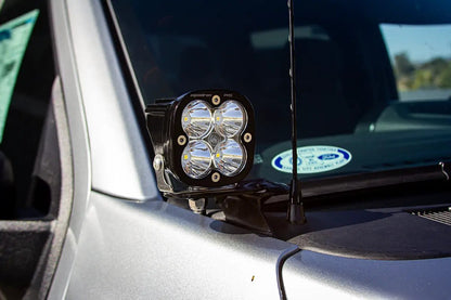 Baja Designs Squadron Sport A-Pillar Kit - '21-23 F-150 (Spot; Clear; Toggle Wiring) by Baja Designs