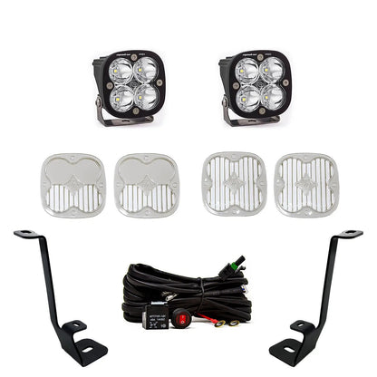 Baja Designs Squadron Pro A-Pillar Kit - '21-23 F-150 (Spot; Clear; Toggle Wiring) by Baja Designs