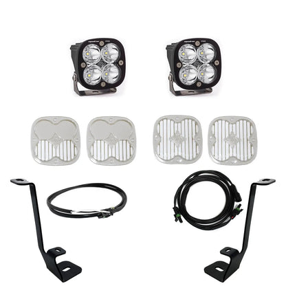 Baja Designs Squadron Pro A-Pillar Kit - '21-23 F-150 (Spot; Clear; Upfitter Wiring) by Baja Designs