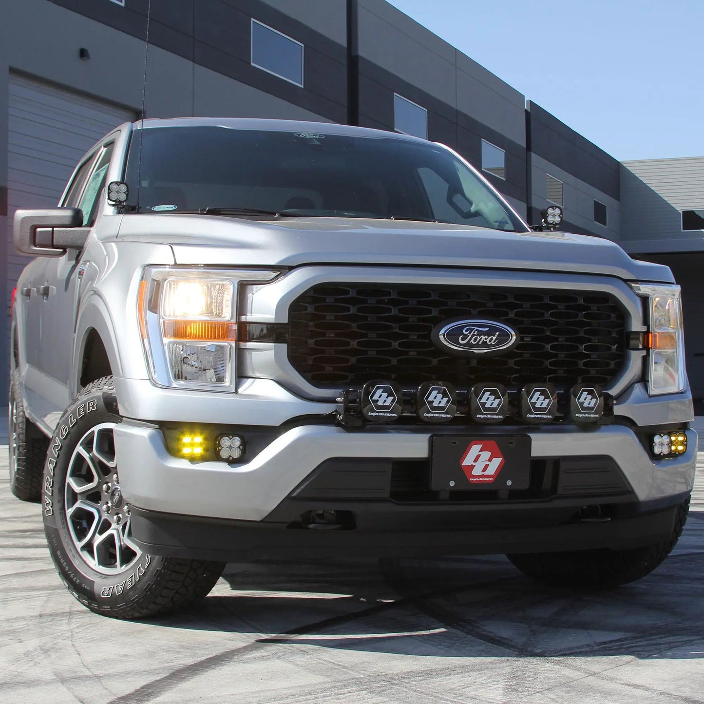 Baja Designs Squadron Pro A-Pillar Kit - '21-23 F-150 (Spot; Clear; Upfitter Wiring) by Baja Designs