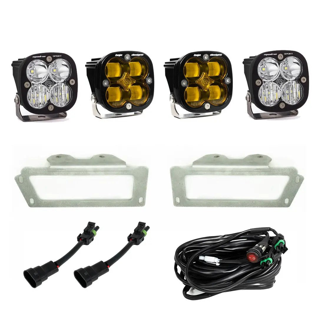 Baja Designs Squadron SAE Fog Pocket Kit - '09-10 Ram 1500; '11-12 1500; '10-18 2500/3500 (SAE Fog; Baja Amber) by Baja Designs