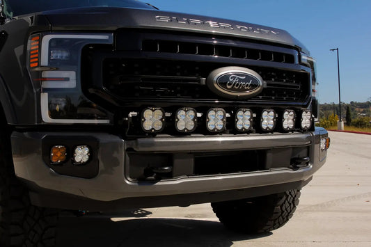 Baja Designs XL Sport Linkable Bumper Light Kit - '20-22 F-250 Super Duty; '20-22 F-350 Super Duty (Light Pattern: Multi-Pattern; Color: Clear; Wiring Type: Toggle) by Baja Designs