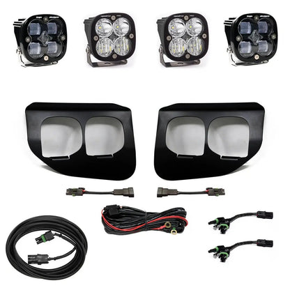 Baja Designs Squadron SAE/Pro Fog Pocket Kit - '20-22 F-250/350 Super Duty (SAE Fog; Clear; Toggle Wiring) by Baja Designs