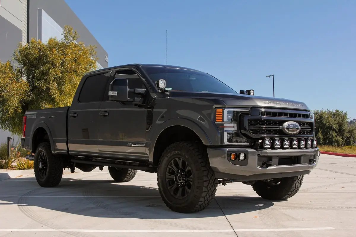 Baja Designs Squadron SAE/Pro Fog Pocket Kit - '20-22 F-250/350 Super Duty (SAE Fog; Baja Amber; Toggle Wiring) by Baja Designs