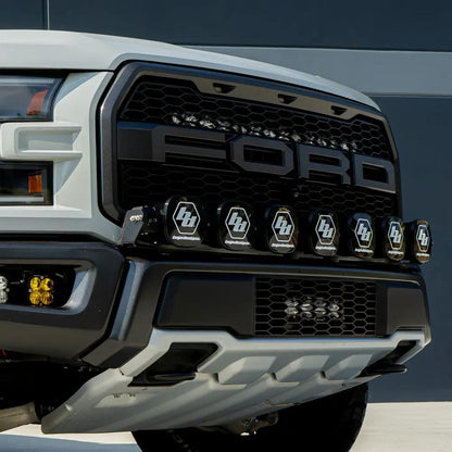 Baja Designs XL Sport Linkable Sport Bumper Light Kit - '17-20 F-150 Raptor (Multi-Pattern; Clear) by Baja Designs