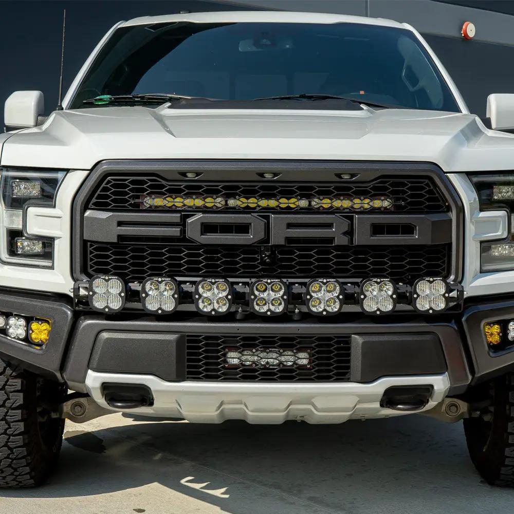 Baja Designs XL Sport Linkable Sport Bumper Light Kit - '17-20 F-150 Raptor (Multi-Pattern; Clear) by Baja Designs