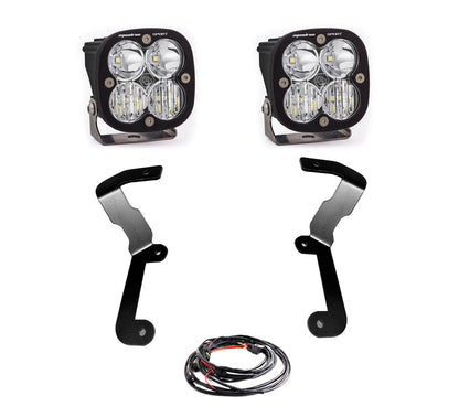Baja Designs Squadron Sport A-Pillar Kit - '19-22 Sierra 1500 (Driving/Combo; Clear) by Baja Designs