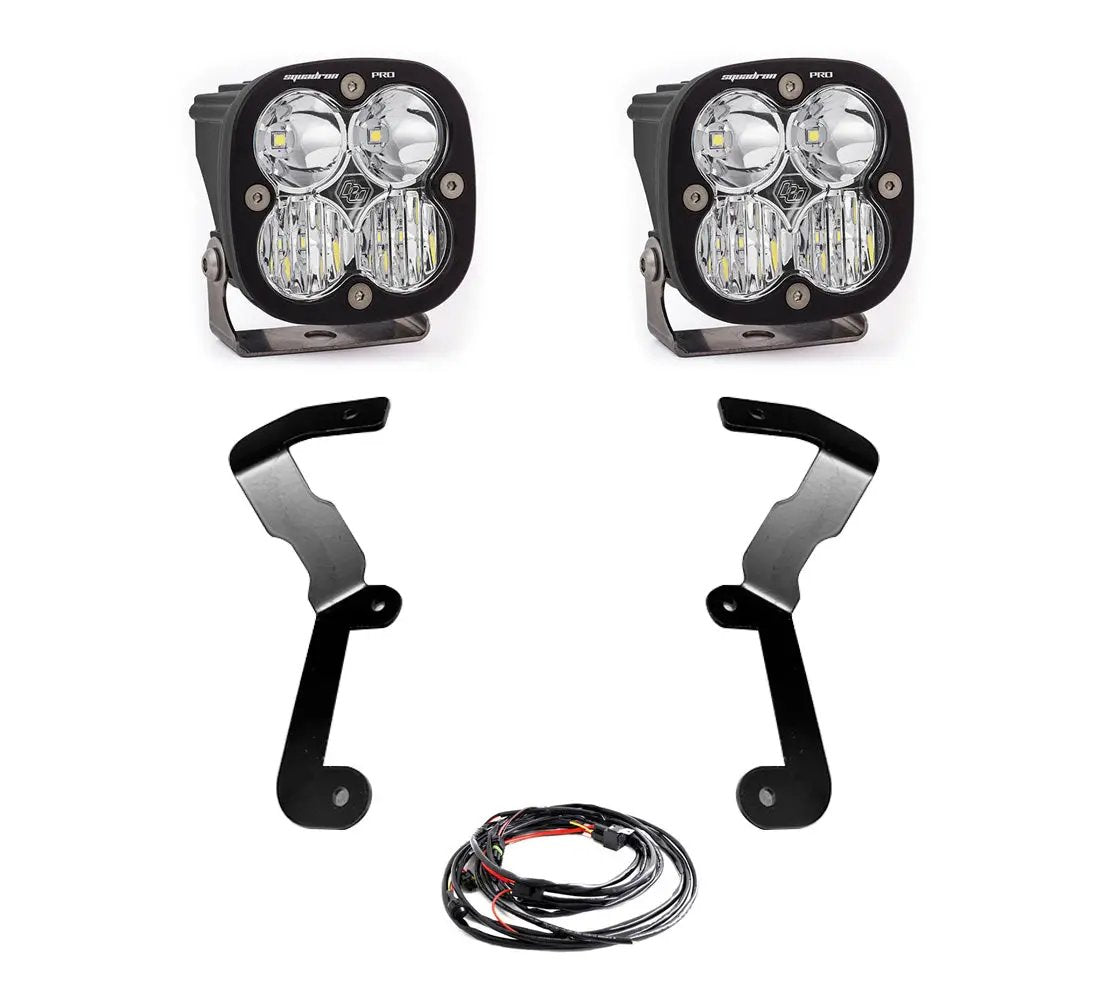 Baja Designs Squadron Pro A-Pillar Kit - '19-22 Sierra 1500 (Driving/Combo; Clear) by Baja Designs