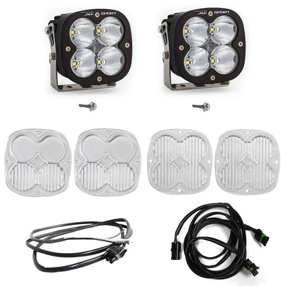 Baja Designs XL Sport A-Pillar Kit - '21-26 Bronco; '22-26 Bronco Raptor (Spot; Clear; Upfitter Wiring) by Baja Designs