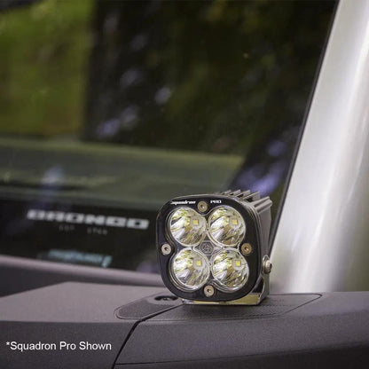 Baja Designs Squadron Sport A-Pillar Kit - '21-26 Bronco; '22-26 Bronco Raptor (Spot; Clear; Toggle Wiring) by Baja Designs