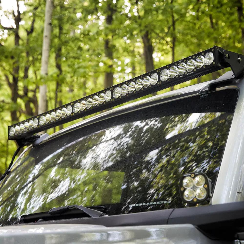 Baja Designs OnX6+ 50 Inch Roof Mount Kit - '21-26 Bronco; '22-26 Bronco Raptor (Multi-Pattern; Clear; Toggle Wiring) by Baja Designs