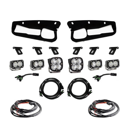 Baja Designs Squadron Sport/S2 Sport Fog Pocket Kit - '21-26 Bronco; '22-26 Bronco Raptor (Multi-Pattern; Clear; Toggle Wiring) by Baja Designs
