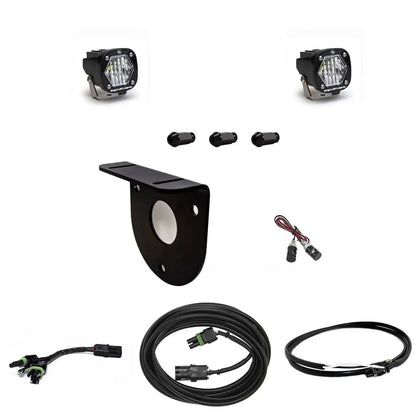 Baja Designs S1 Dual Reverse Kit - '21-26 Bronco (Multi-Pattern; Clear; Upfitter Wiring; No License Plate Mount) by Baja Designs