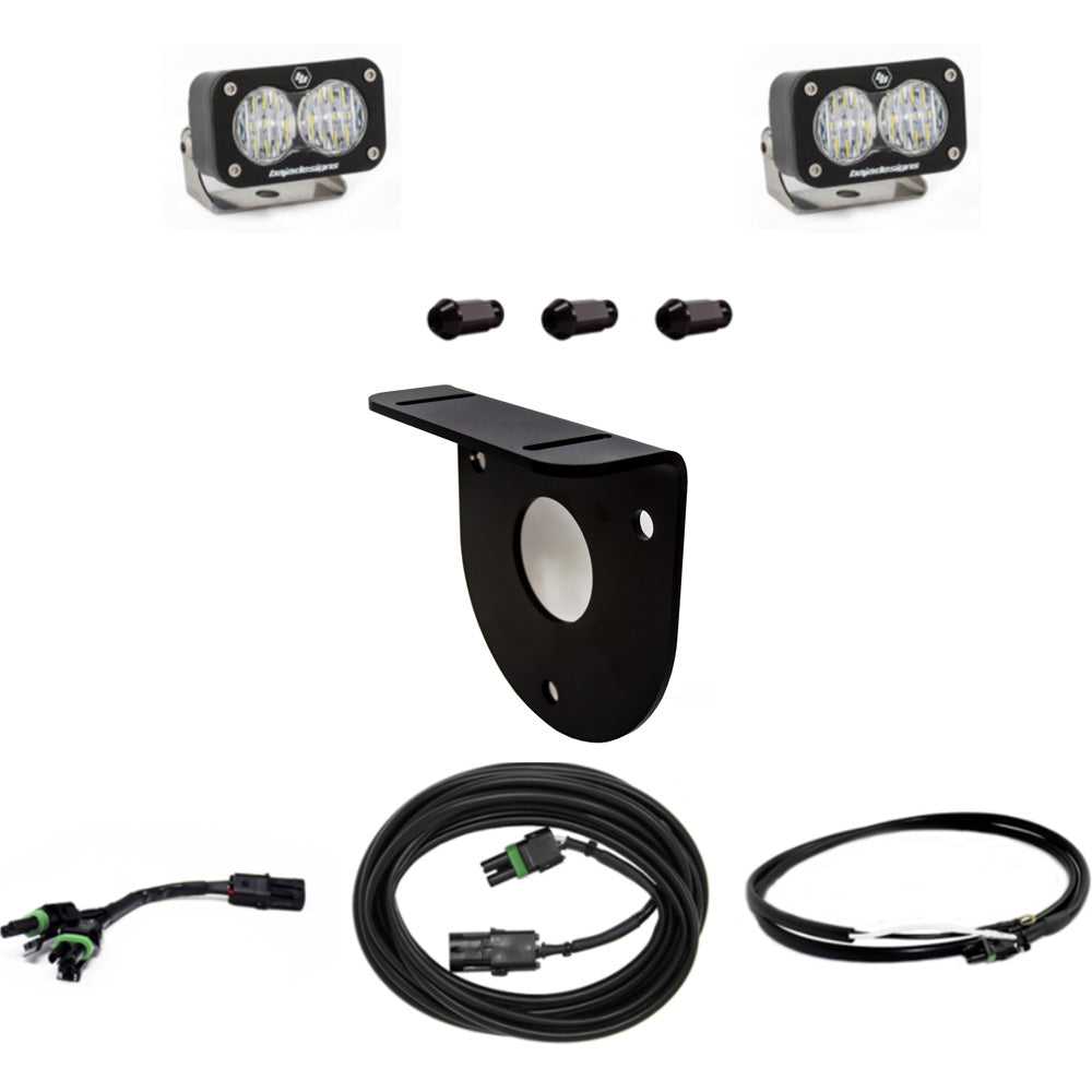 Baja Designs S2 Sport Dual Reverse Kit - '21-26 Bronco (Multi-Pattern; Clear; Upfitter Wiring; No License Plate Mount) by Baja Designs