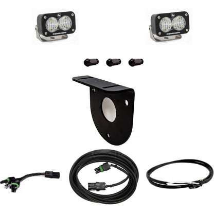 Baja Designs S2 Sport Dual Reverse Kit - '21-26 Bronco (Multi-Pattern; Clear; Upfitter Wiring; No License Plate Mount) by Baja Designs