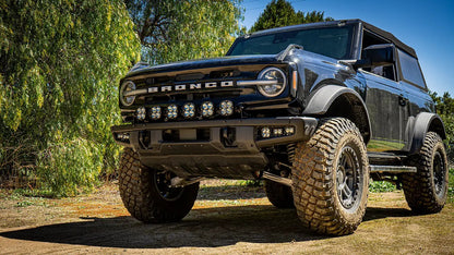 Baja Designs XL Sport Linkable Sport Bumper Light Kit - '21-26 Bronco; w/ OE Plastic Bumper (Multi-Pattern; Clear; Upfitter Wiring) by Baja Designs