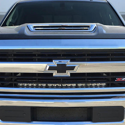 Baja Designs OnX6+ 30 Inch Grille Kit - '17 Silverado 2500HD/3500HD (Driving/Combo; Clear) by Baja Designs