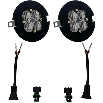 Baja Designs Squadron Sport Fog Pocket Kit - '06-14 F-150; '05-11 Tacoma; '07-13 Tundra, '23-On Sequoia (Wide Cornering; Clear) by Baja Designs