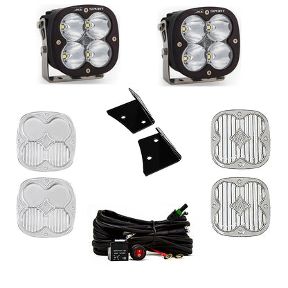 Baja Designs XL Sport A-Pillar Kit - '07-18 Wrangler JK (Spot; Clear) by Baja Designs