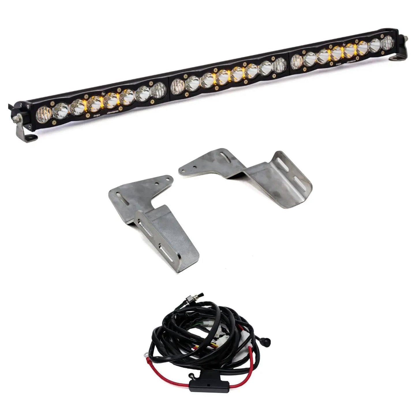 Baja Designs S8 30 inch Bumper Kit - '05-15 Tacoma (Driving/Combo; Clear) by Baja Designs