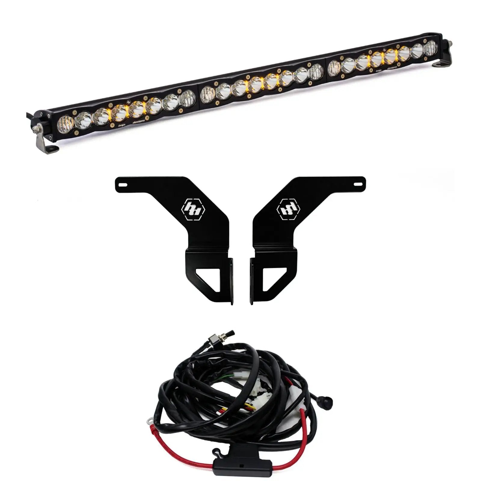 Baja Designs S8 30 inch Bumper Kit - '16-23 Tacoma (Driving/Combo; Clear) by Baja Designs