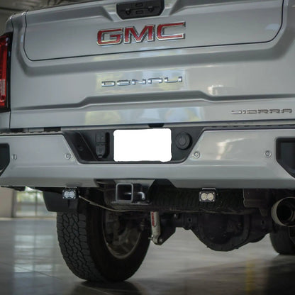 Baja Designs S2 Sport Dual Reverse Kit - GMC Sierra 1500 2019-26; 2500HD/3500HD 2020-23 (Wide Cornering; Clear) by Baja Designs
