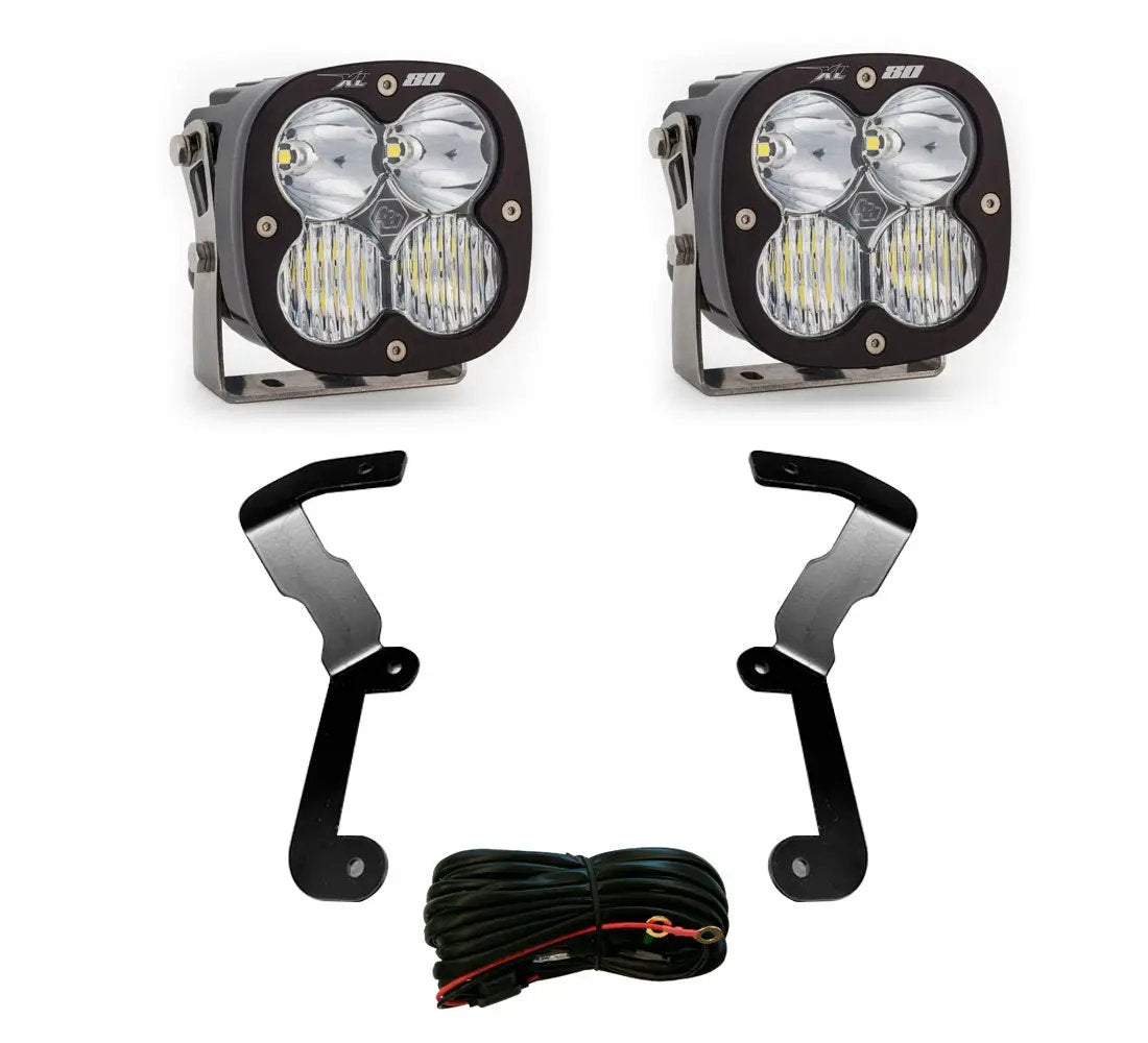 Baja Designs XL80 A-Pillar Kit - '19-22 Sierra 1500 (Driving/Combo; Clear) by Baja Designs