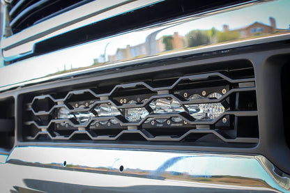Baja Designs S8 30 Inch Grille Lower Kit - '19-26 2500/3500 (Driving/Combo; Clear) by Baja Designs