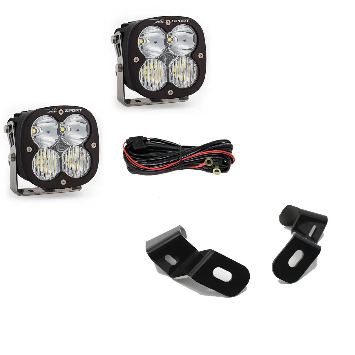 Baja Designs XL Sport A-Pillar Kit - '19-26 2500/3500 (Driving/Combo; Clear) by Baja Designs