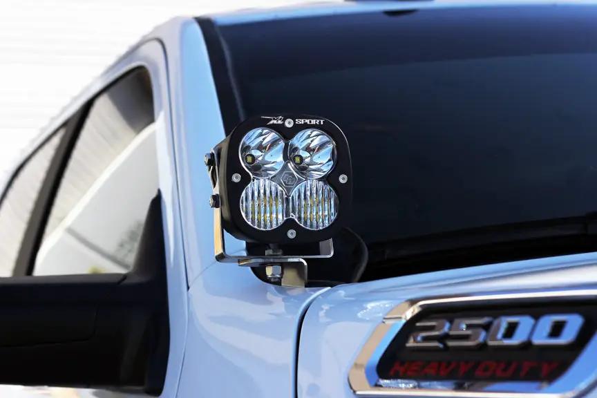 Baja Designs XL Pro A-Pillar Kit - '19-26 2500/3500 (Driving/Combo; Clear) by Baja Designs