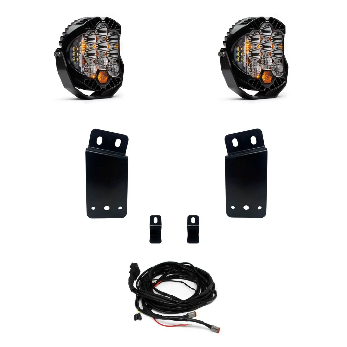 Baja Designs LP9 Pro Bumper Kit - '19-24 1500 Rebel; '21-24 1500 TRX (Driving/Combo; Clear) by Baja Designs