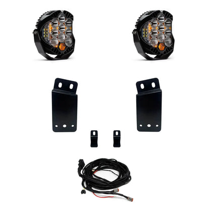 Baja Designs LP9 Pro Bumper Kit - '19-24 1500 Rebel; '21-24 1500 TRX (Driving/Combo; Clear) by Baja Designs