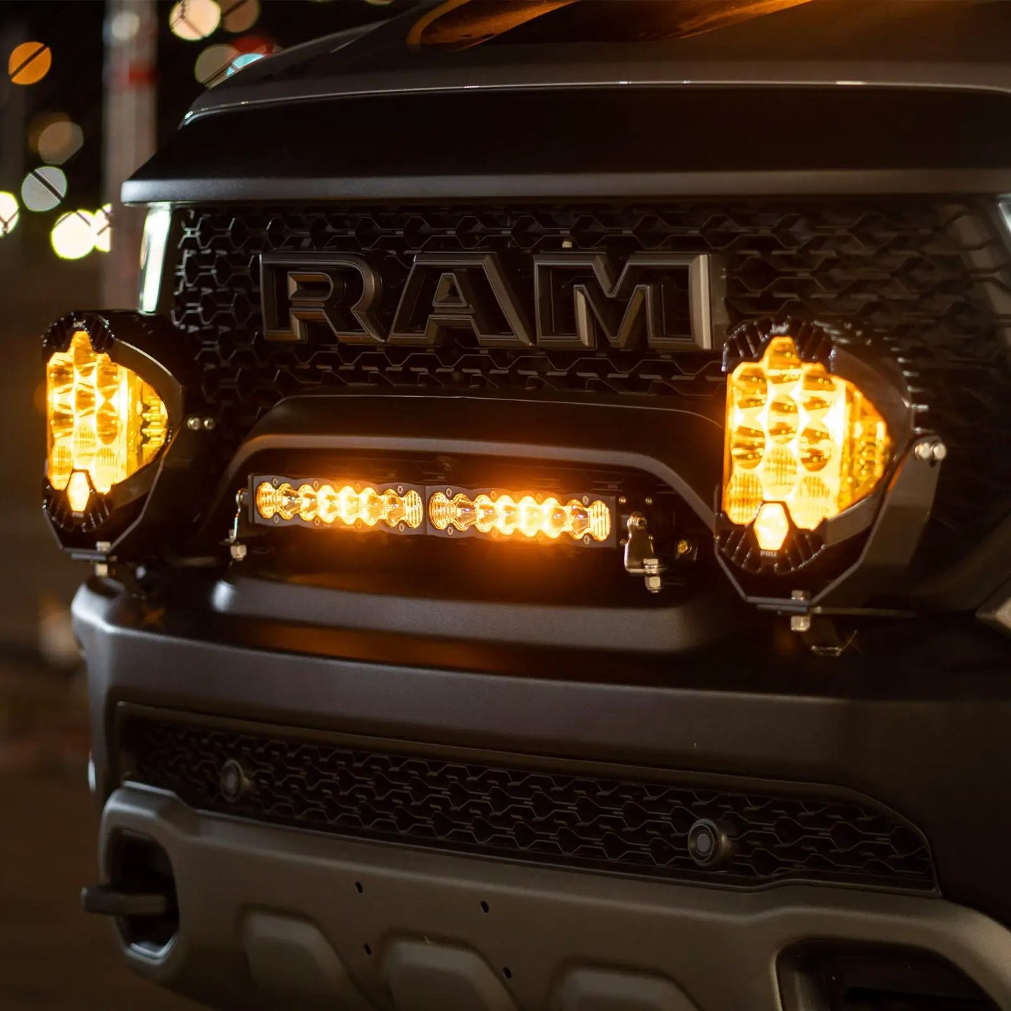 Baja Designs S8 20 Inch Grille Kit - '19-24 1500 Rebel; '21-24 1500 TRX (Driving/Combo; Clear) by Baja Designs