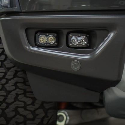 Baja Designs S2 Pro Dual Fog Pocket Kit - '21-26 F-150 Raptor, '24-26 F-150 Raptor 37/R (Multi-Pattern; Clear) by Baja Designs