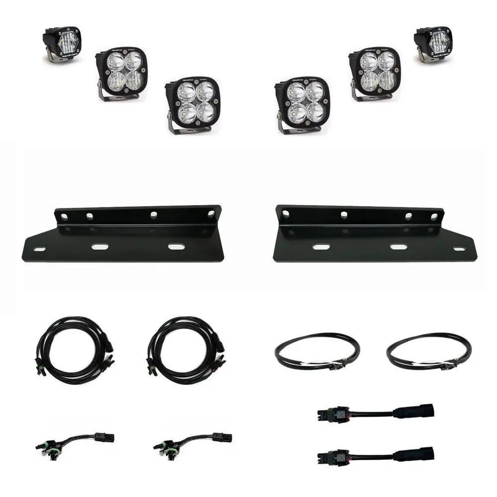 Baja Designs Squadron Sport/S1 Fog Pocket Kit - '21-26 F-150 Raptor (Multi-Pattern; Clear) by Baja Designs