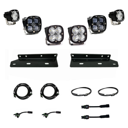 Baja Designs Squadron SAE/S1 Fog Pocket Kit - '21-26 F-150 Raptor (SAE Fog; Clear) by Baja Designs