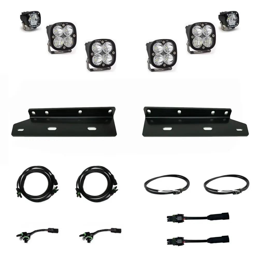 Baja Designs Squadron Pro/S1 Fog Pocket Kit - '21-26 F-150 Raptor (Multi-Pattern; Clear) by Baja Designs