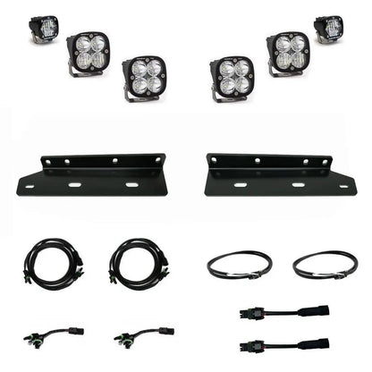 Baja Designs Squadron Pro/S1 Fog Pocket Kit - '21-26 F-150 Raptor (Multi-Pattern; Clear) by Baja Designs