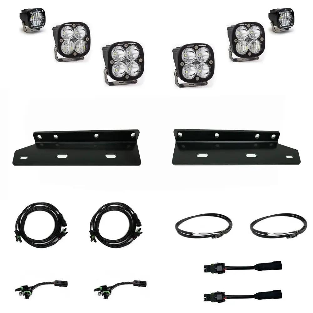Baja Designs Squadron Unlimited/S1 Fog Pocket Kit - '21-26 F-150 Raptor (Multi-Pattern; Clear) by Baja Designs