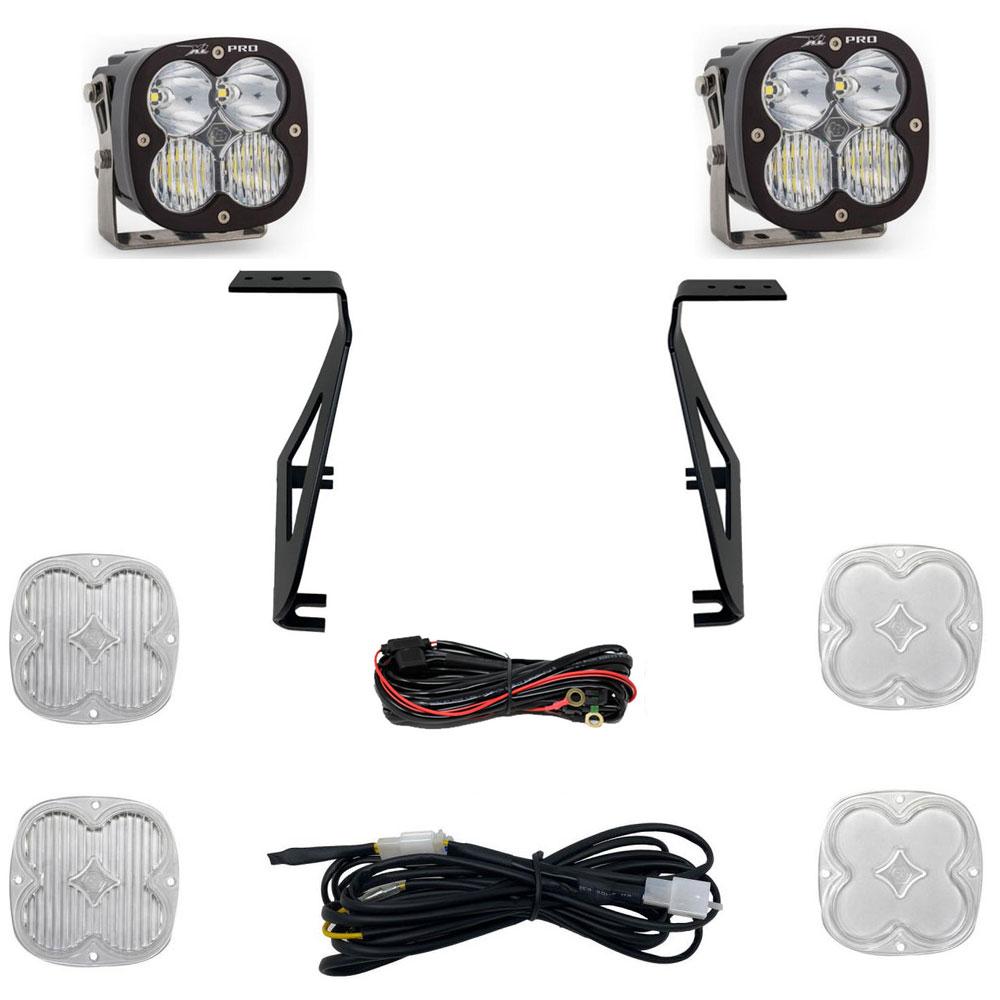 Baja Designs XL Pro A-Pillar Kit - '21-26 F-150 Raptor / Raptor R / Raptor 37 (Driving/Combo; Clear) by Baja Designs