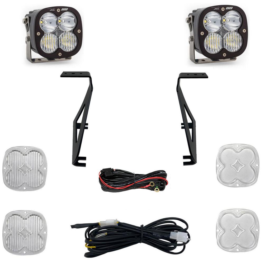 Baja Designs XL80 A-Pillar Kit - '21-26 F-150 Raptor / Raptor R / Raptor 37 (Driving/Combo; Clear) by Baja Designs