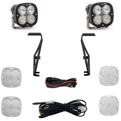 Baja Designs XL80 A-Pillar Kit - '21-26 F-150 Raptor / Raptor R / Raptor 37 (Driving/Combo; Clear) by Baja Designs