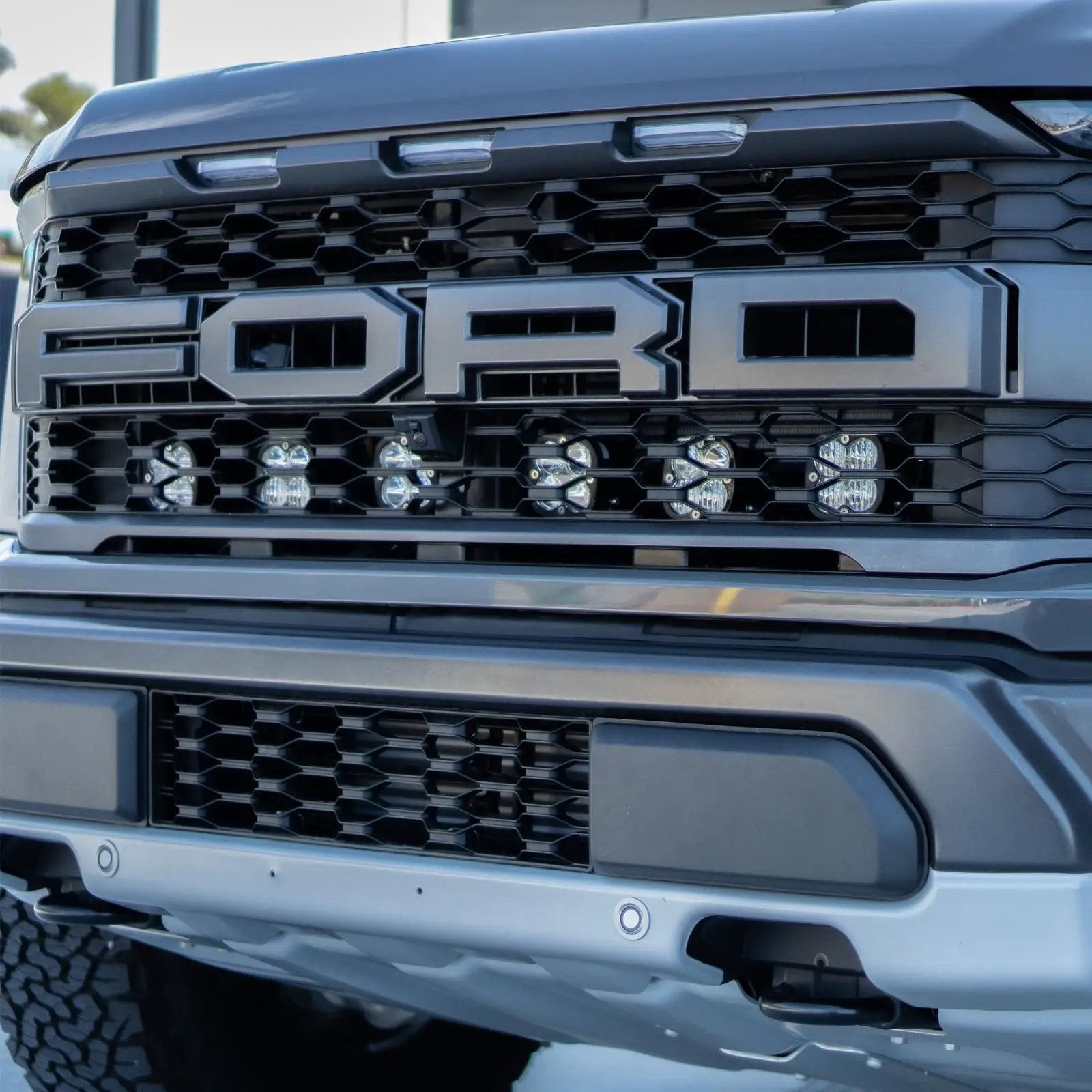 Baja Designs Squadron Pro Behind Grille Kit - '21-26 F-150 Raptor, '24-26 F-150 Raptor 37/R (Multi-Pattern; Clear) by Baja Designs