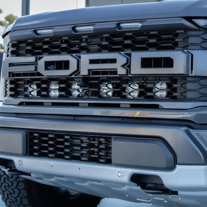 Baja Designs Squadron Pro Behind Grille Kit - '21-26 F-150 Raptor, '24-26 F-150 Raptor 37/R (Multi-Pattern; Clear) by Baja Designs